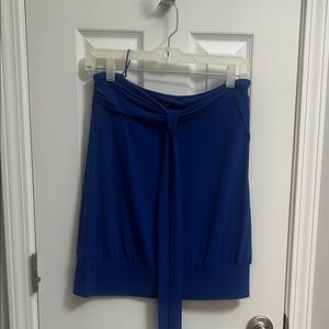 Express Royal Blue Mini Skirt